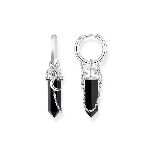  Damen Onyx Anhänger Kette Silber geschwärzt 925 Sterlingsilber Geschwärzt CR722 641 11