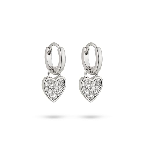 s.Oliver Ohrring   Elegante aus poliertem 925er Sterlingsilber   silber   wasserfest hautfreundlich