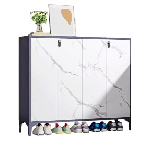 Kx9Lb8d Freistehende Schuhregale Schuhschrank for Haus Eingangsbereich Außenbereich großes Fassungsvermögen staubdichtes Regal