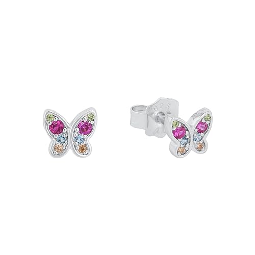 s. Oliver Ohrringe für Mädchen Zirkonia 925 Sterling Rhodiniert