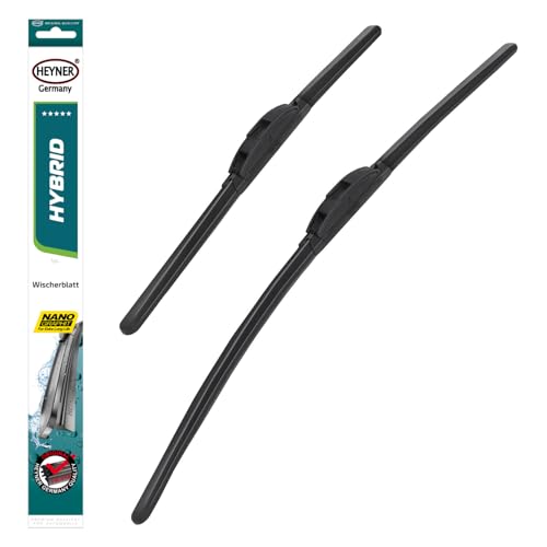 HEYNER Scheibenwischer Set passend für TOYOTA YARIS CROSS 09.2020 09.2025 HYBRID Flachbalkenwischer