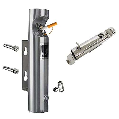  fürßen für Draussen Creative Metal s Wand Outdoor Zigarettenasche Säule Rostfreier Behälter