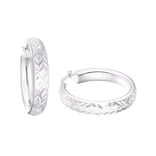 Amor Creolen für Damen Sterling Silber 925