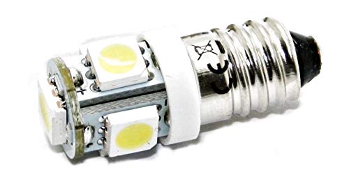 LED-Mafia 1x E10 Schraubsockel -6 Volt - LED SMD E10 6V 1X blau