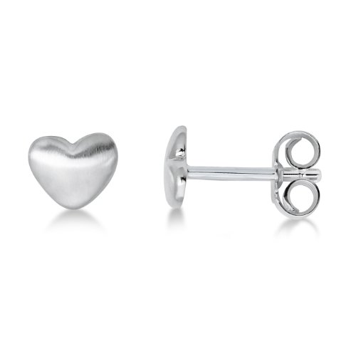  Silberfarbig 925 Sterling Silber Herz