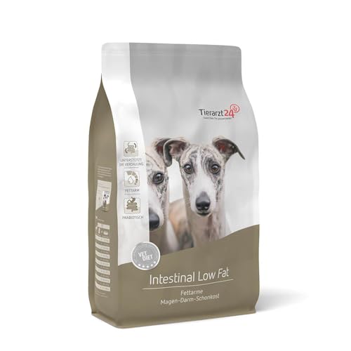Tierarzt24 Vet Diet Intestinal Low Fat Trockenfutter für Hunde 2 5kg