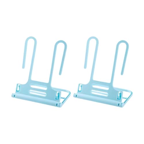 PawwJoy Faltbares Schuhregal für Kinder vertikal zum Aufhängen für Flur Kinderzimmer Wohnzimmer 14 2 x 10 x 15 cm Blau 2 Stück