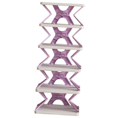 Zerodeko Faltbares Schuhregal Organizer Aus Kunststoff Platzsparend Und Stabil Mehrschichtig Für Kinder rutschfest Und Einfach Zu Reinigen