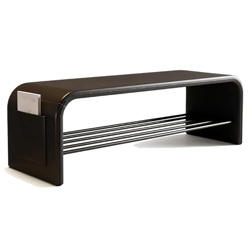 Schuhregal für den Eingangsbereich U-förmig für Flur und Wohnzimmer stabile Aufbewahrung modernes schwarzes Design ideal für Schlafzimmer und Eingangsbereich mittlere Größe