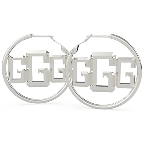 Ohrringe Creolen GUESS Jewelery Kollektion ICONIC GLAM Einheitsgröße Unkostbare Metalle Kein Edelstein