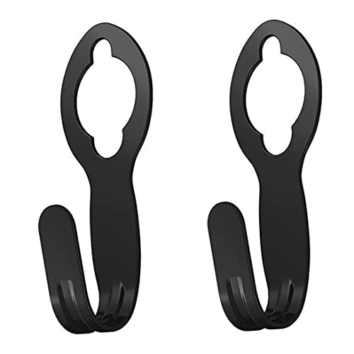 Gartenschlauchhalter Wandhalterung Wasserhöhle Haken Plastikbügel Träger schwarzer 2pcs Gartenhalter