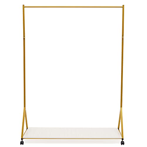 Freistehendes Metall Hochzeitskleidung Stand Eisen Rohre Taschen Schuhe Regalen Kleidungshalter 20 Quadratrohre 1 Platte 120 40 160cm für Flure Eingänge Schlafzimmer Badezimmer Schränke Wäsc