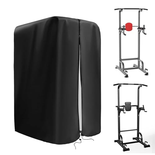 Abdeckung für Klimmzug- und Dip-Station wasserdichte Abdeckung für Trainingsgeräte im Freien für Fitnessstudio Balkon Garten Garage Wohnzimmer