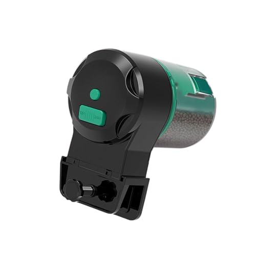 Zenlir Regulierbare Aquarien Fischfutterautomaten Auto Timer Batteriebetriebene Tanks Spender für Pellets Flocken Stick Spender