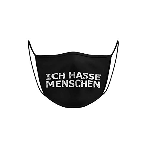 Dilara Masken Motiv   Lustige Masken für Gesicht Baumwolle ich hasse Menschen