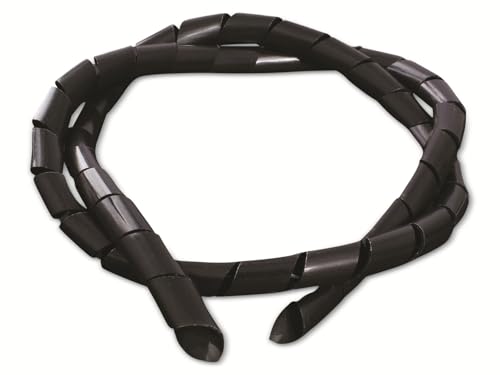 QUADRIOS Spiralschlauch 2111C145 Schwarz PE 4 bis 50 mm 10 m
