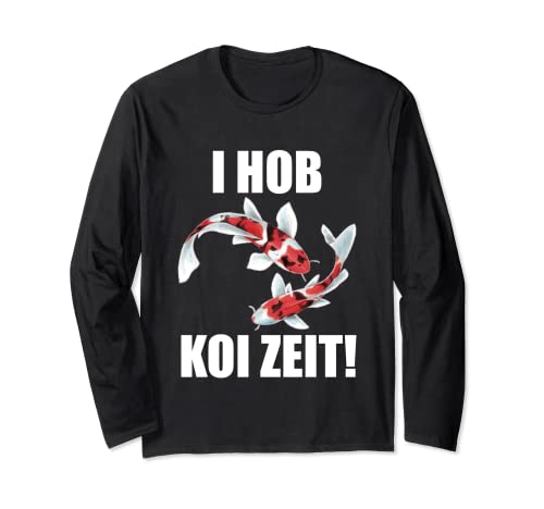 I hob Koi Zeit Karpfen Fisch Japan Teich Koi Züchter Langarmshirt