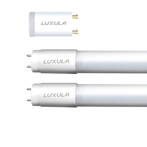 LUXULA 2er Pack LED Röhre 60cm   Kunststoff T8 G13 Sockel   9W 1080lm   4000K Neutralweiß   inkl. Starter Brücke   Röhrenlampe Leuchstoffröhre Neonröhre