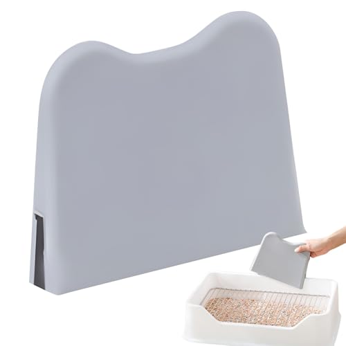 Hundestreu-Schild Katzenklo-Schild Wiederverwendbarer Pee Shield Spritzschutz für die Katzentoilette - Leichter Katzentoilette-Schutz waschbar Abnehmbarer Katzenklo-Schutz für Welpen