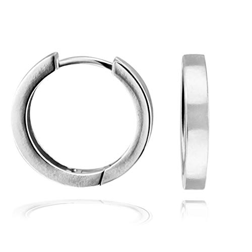 Goldmaid Schlichte Damen-Creolen 925 Sterlingsilber