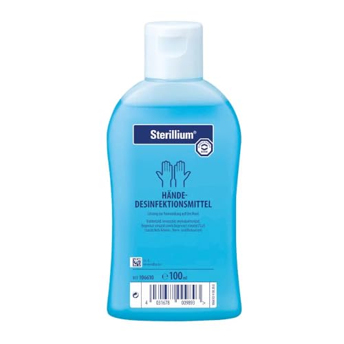 5x 100ml Flasche Sterillium Hygiene Händedesinfektion Desinfektionsmittel Unparfümiert