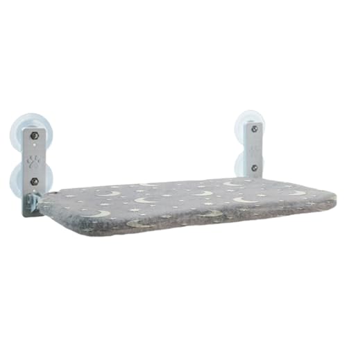 Fensterplatz Für Katzen Klappbare Haustier Hängematte 52x30x17.5cm Saugnäpfe Leuchten Im Dunkeln Ruheplatz Mit Interaktiven Spielzeugen Ideal Für Gemütliche Nickerchen Kleine Räume Ruhige Entspan