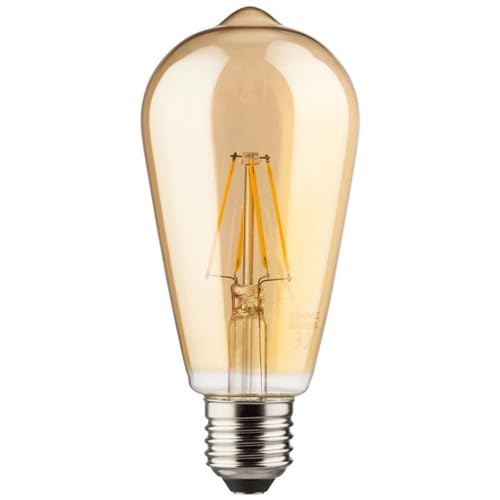 Müller-Licht LED Filament Leuchtmittel Retro Edison 4 5W 32W E27 Gold 350lm extra warmweiß 2000K