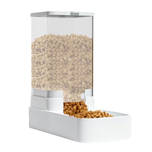 Automatischer Futterautomat für Katzen automatischer Futterspender für Haustiere Futternapf für Trockenfutter auslaufsichere Tränke intelligente Futterstation Spender für Tierfutterbehälter Ver