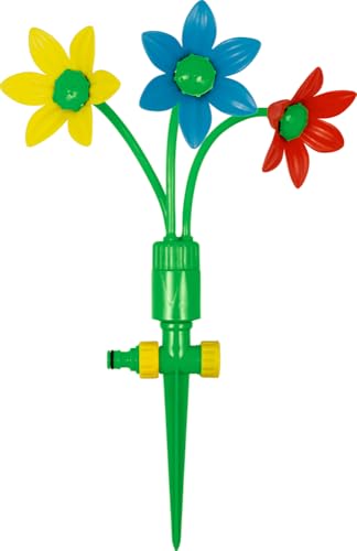 Die Spiegelburg - Lustige Sprinkler-Blume - Spiegelburg Sommerkinder - 17330 Wassersprinkler für Kinder Wasserspaß im Sommer für die ganze Familie Wasserspielzeug Garten