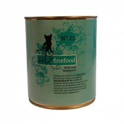 catz finefood No. 21 Wild Rotbarsch 800g - Sie erhalten 6 Packung en Packungsinhalt 0 8 kg