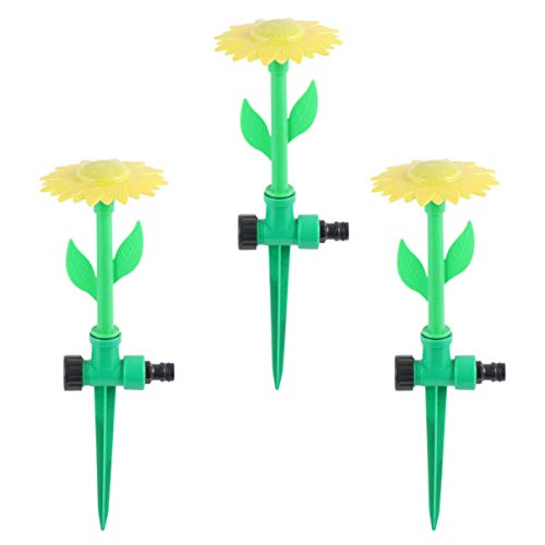 ibasenice 3Stücke Spritzdüse für Gartenbewässerung Einstellbare Sprinkler für Effiziente Pflanzenpflege Langlebig Rostfreiem für Blumenbeete