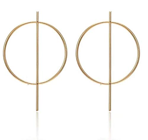 Heideman Ohrringe Ictum Damen - Ohrstecker aus Edelstahl - Statement Creolen groß Kreis für Frauen - Ohr Ring Hoop - Ohrringe Gold Silber und Rosegold farbend