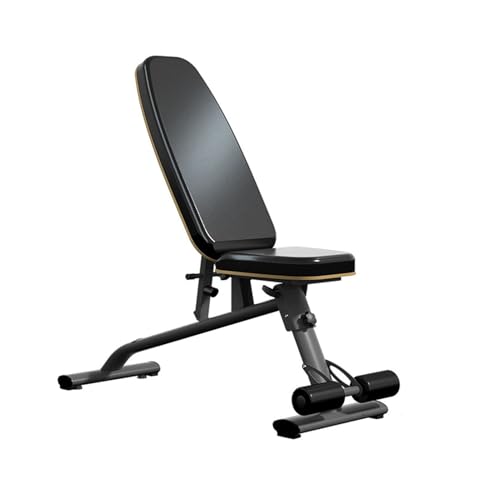 Sit Up Trainingsgeräte Verstellbare Hantelbank für Heim-Fitness Pressstuhl für Gym Training oder Garage Workout