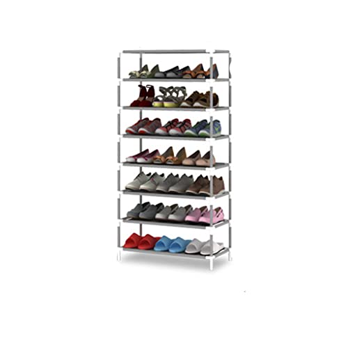 bjyx Schuhregal Oxford-Stoff-Schuhschrank aus Metall mit Reißverschluss Mehrschichtiger Schuhschrank Größe 128 30 60 cm