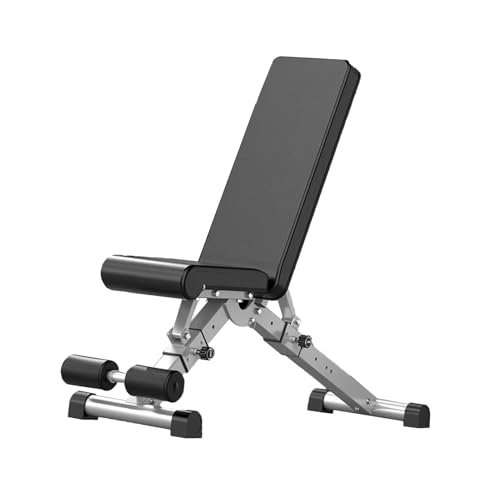 Hantelbank for Heimfitness Sit-up-Übungsgerät for Ganzkörper-Krafttraining 6-fach verstellbar