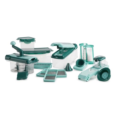 Nicer Dicer Fusion Julietti inkl. Gratis Reib-Einsätze und Nicer Twist Set 34-tlg.