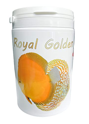 Flachgranulat 210g Royal Golden Krause Diskus - Granulat - Futter für gelbe Fische - Discus - Fischfutter
