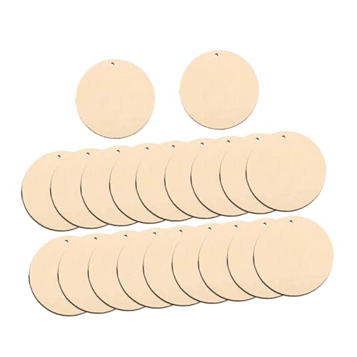 DIYEAH 50 Stück Hölzerne Ohrringe Ohrring Fallen Lassen Runden Schlüssel Creolen Für Damen Klein Geometrische Ohrringe Kreis Ornament Für Frauen Holz Ohrhänger Beige Bambus