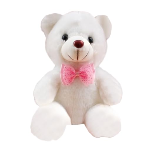 Plüschbär Mit Licht Leuchtendes Kuscheltier Weißer Stoffbär Perfekt Für Kinderzimmer Wohnzimmer Reisen Mädchen Nachtlicht Funktion Weich Gemütlich Spielzeug Dekoration in Einem