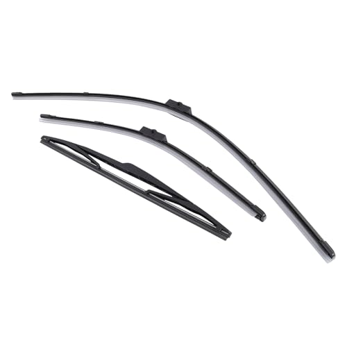 Flydida Set Frontscheibenwischer und heckscheibenwischer Autmotive Scheibenwischero 26 17 14 Vorne Hinten Wischer Klingen Set Passend für Focus MK2 2004-2012