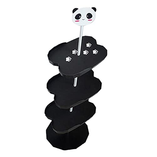 SM SunniMix 4 Lagiges für Cartoon Schuhständer Schuh Organizer für Schrank Wohnzimmer Schlafzimmer Eingangsbereich Dekoration Panda