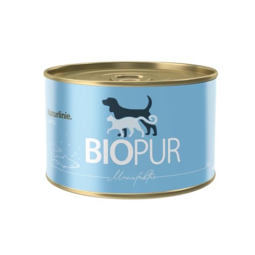 BIOPUR Naturlinie Lachs mit Amaranth Spinat - 6 x 400 g