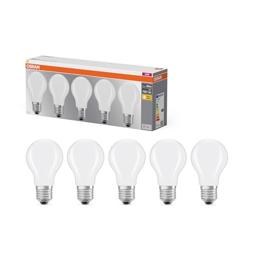 OSRAM LED Lampe Filament Base A100 Kolbenform 11W 827 2700K warmweiß E27 matt 1521 lm sofort 100% Licht White