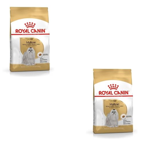 Royal Canin Maltese Adult Doppelpack 2 x 500g Alleinfuttermittel für Hunde Speziell für ausgewachsene und ältere Malteser Ab dem 10. Monat Mit Omega 3-Fettsäuren
