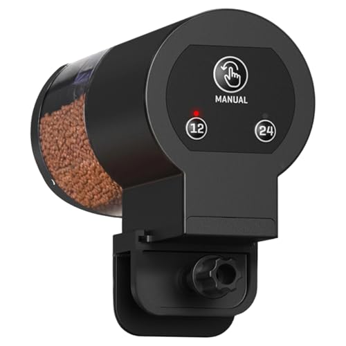 Muuookka Automatischer Fischfutterautomat mit Großem Fassungsvermögen und Intelligenter Steuerung - Futterspender für Goldfische Kois