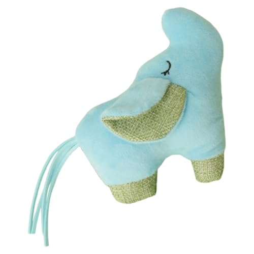 Katzenminze-Spielzeug interaktives Kätzchen-Spielzeug sensorische Spiele Haustierbedarf Teaser Elefant Plüsch für den Innenbereich Kätzchen Kratzen Anreicherung Spielen Jagd