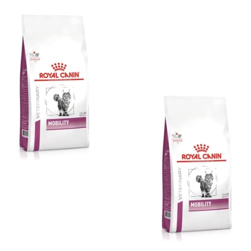 Royal Canin Veterinary Mobility Doppelpack 2 x 400 g Trockenfutter für Katzen Zur Unterstützung der Beweglichkeit Nährstoffkomplex für die Gelenke Mit Grünlippmuschel