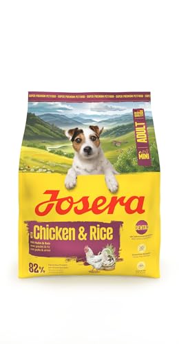JOSERA Huhn Reis 1x 900g Premium für Biotin für Haut Fell Kroketten extraverträglich gluternfrei 5er Pack