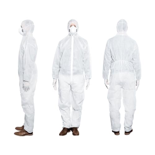PYKJYN MaiMed Overall Schutzanzug Schutzkleidung Arbeitsanzug Anzug Maler weiß XXL 1 St