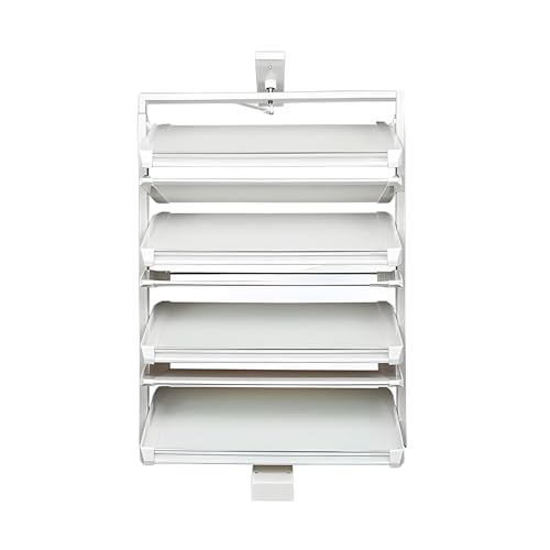 360 drehbares Schuhregal höhenverstellbar 7-stöckig Schuhschrank platzsparend ausziehbar Kalbs-Ausstellungsregal für Zuhause passend für Größen 4 13 Nize und maximiert die Lagerung